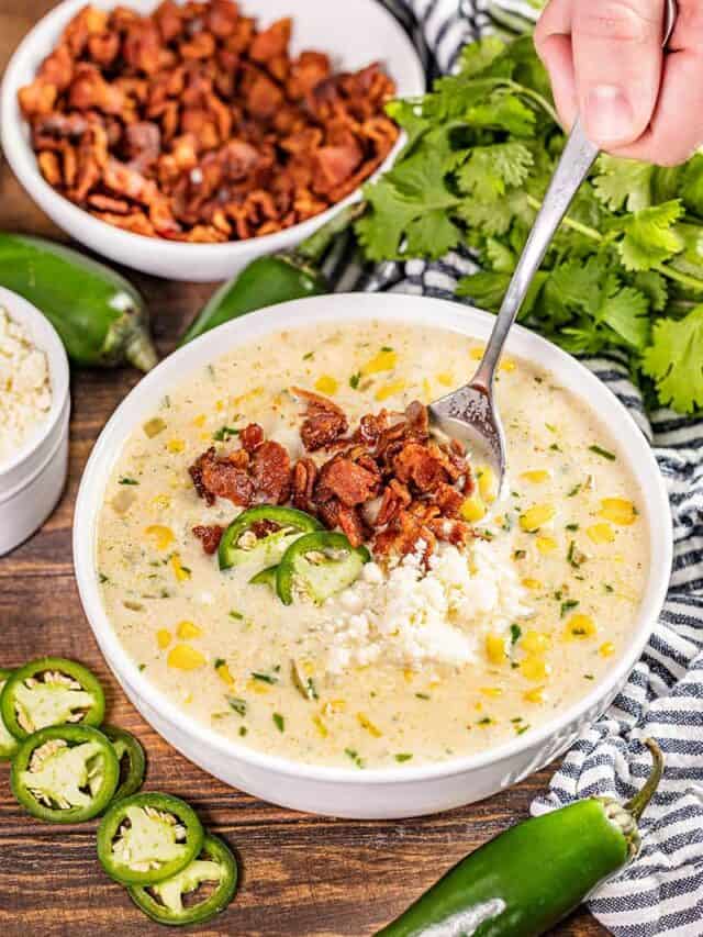 Mexican Street Corn Soup - The Stay At Home Chef