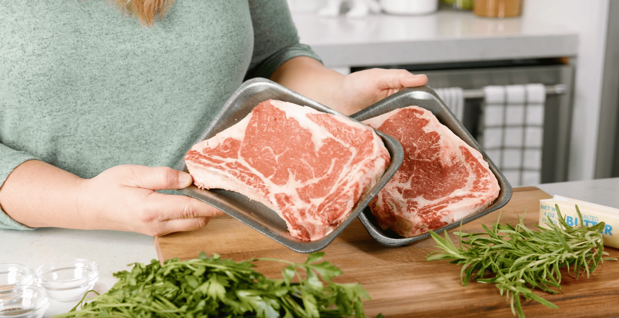 Air fryer Steaks Bring to room temp
