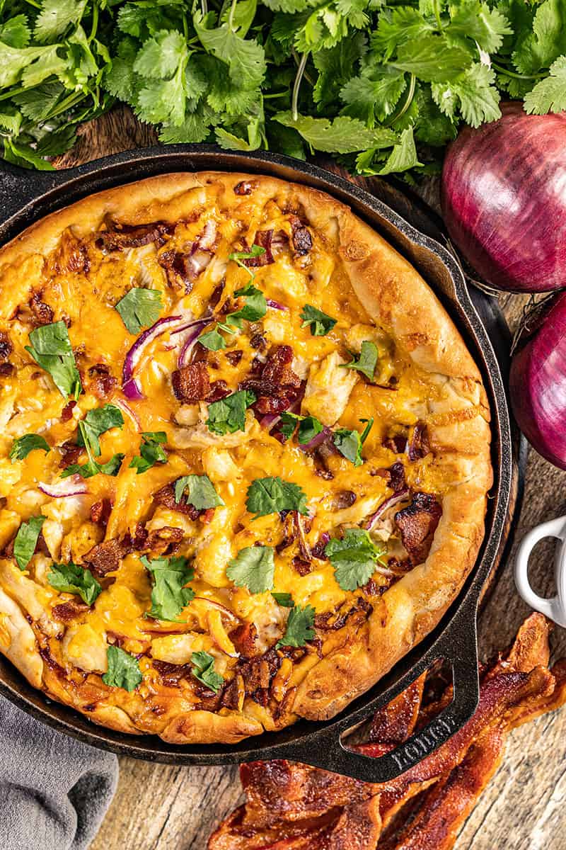 Deep Dish BBQ Chicken Pizza com - 69