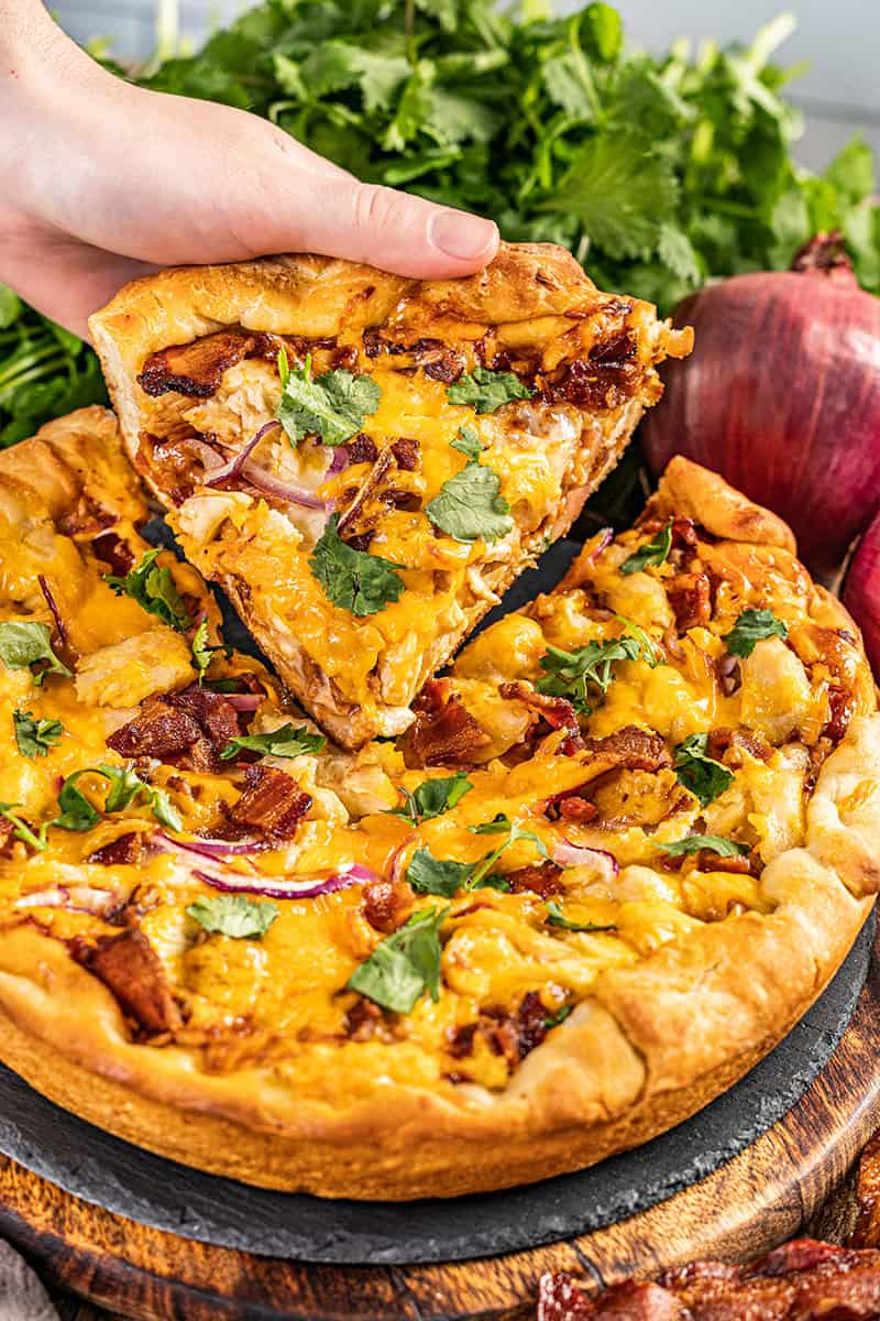 Deep Dish BBQ Chicken Pizza com - 40