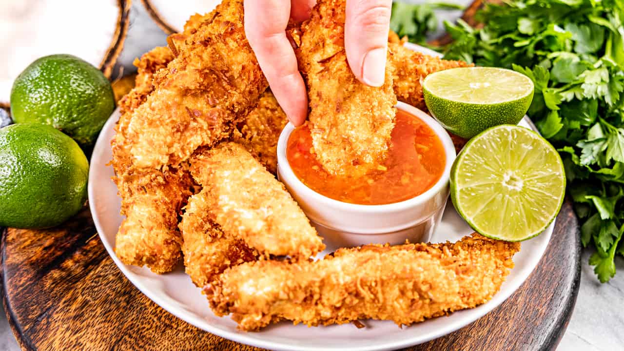 Perfectly Crispy Coconut Chicken