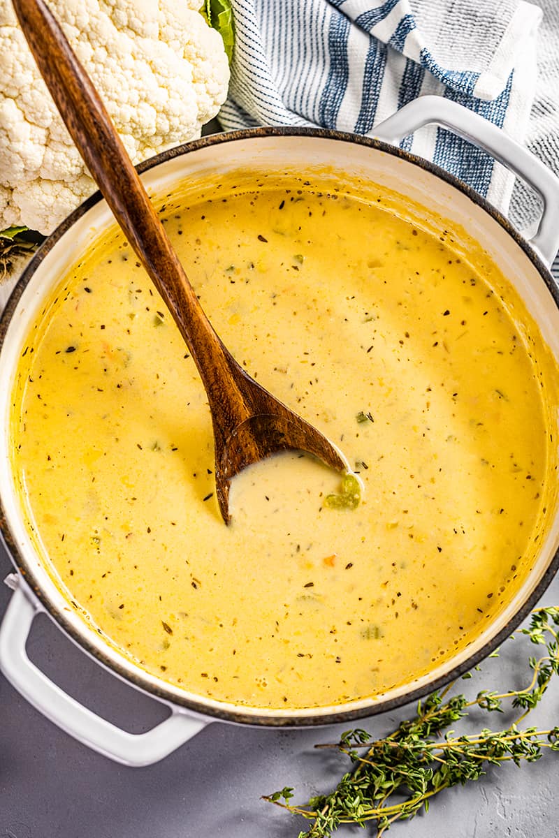 Creamy Cauliflower Soup com - 78