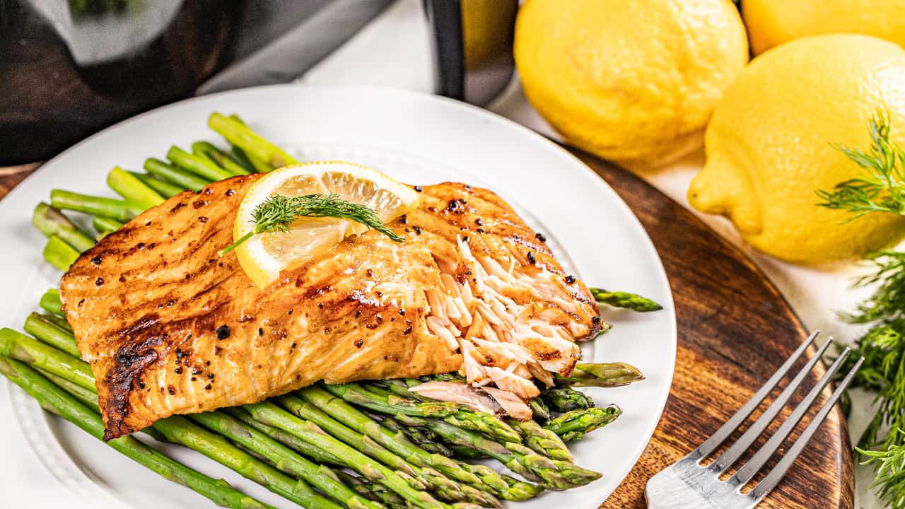 Healthy Air Fryer Salmon - The Stay At Home Chef