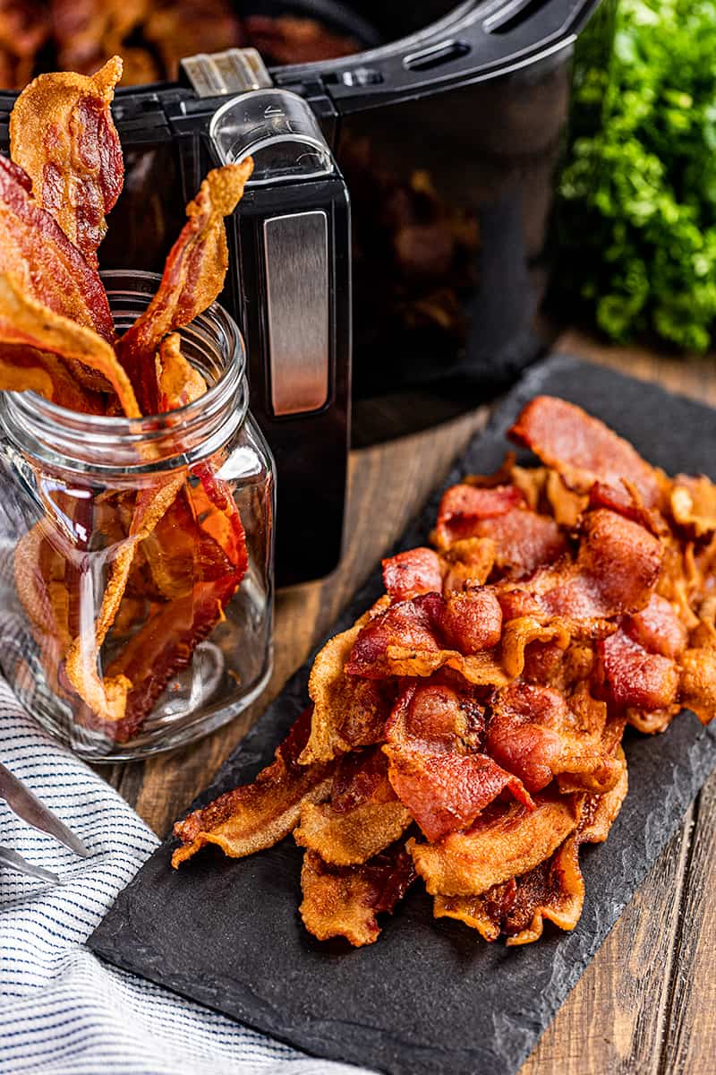 How to Cook Bacon in an Air Fryer com - 82