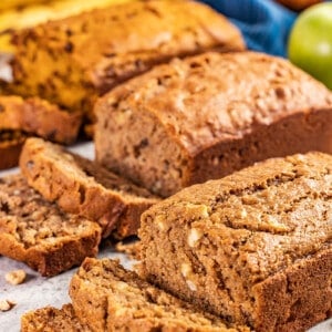 Three loaves of quick bread.