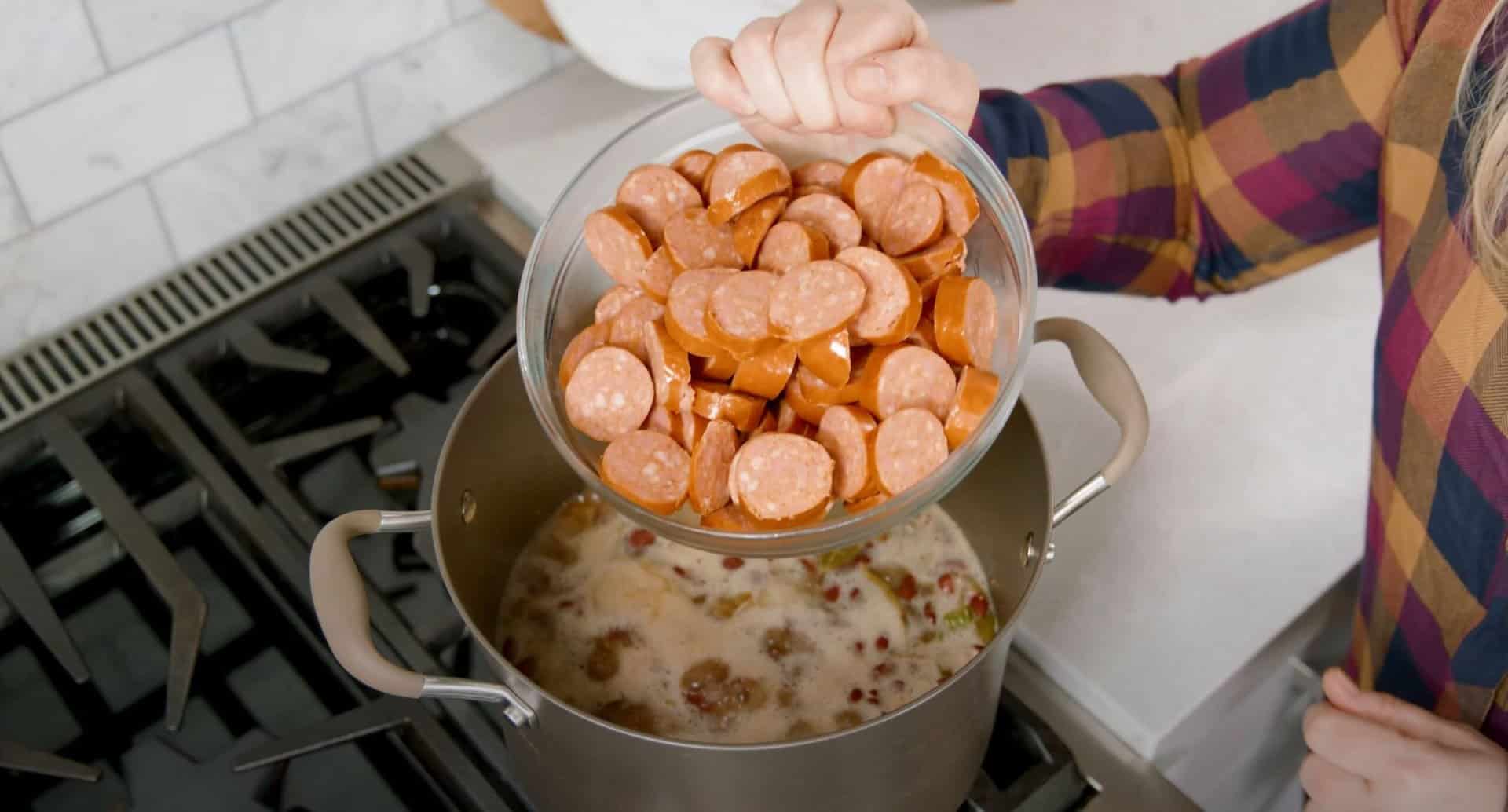red beans and rice sausage