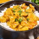 Easy Coconut Curry Chicken com - 92