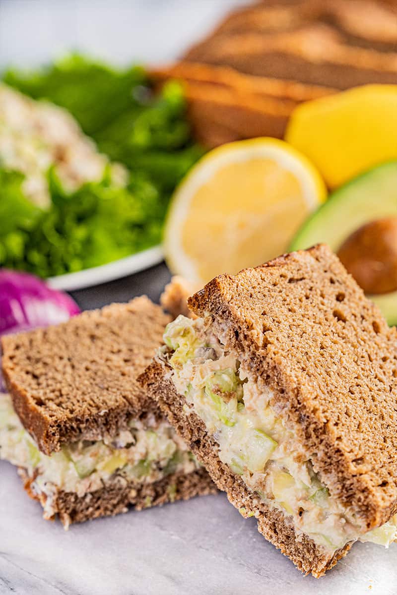 Tuna salad sandwich.