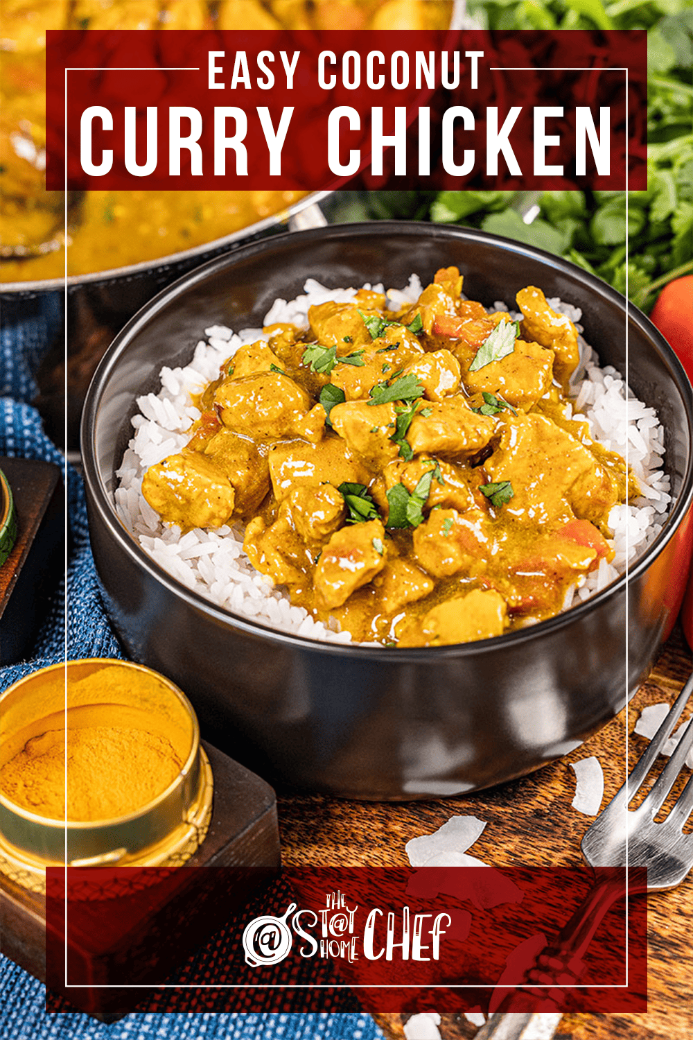 Easy Coconut Curry Chicken com - 74