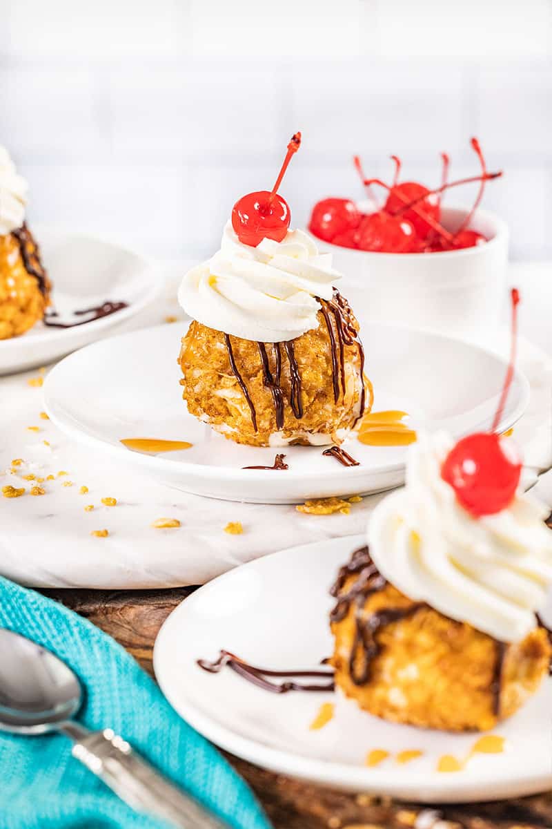 Deep Fried Ice Cream - House of Nash Eats