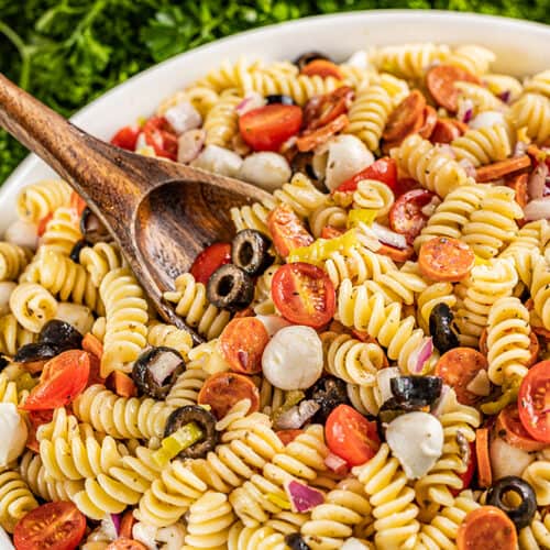 Caprese Pasta Salad - The Stay At Home Chef