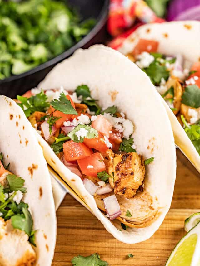 Easy Weeknight Chicken Tacos - The Stay At Home Chef