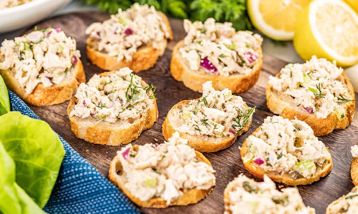 Easy Creamy Crab Salad - The Stay At Home Chef