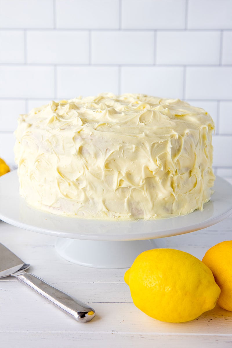 A whole lemon cake.