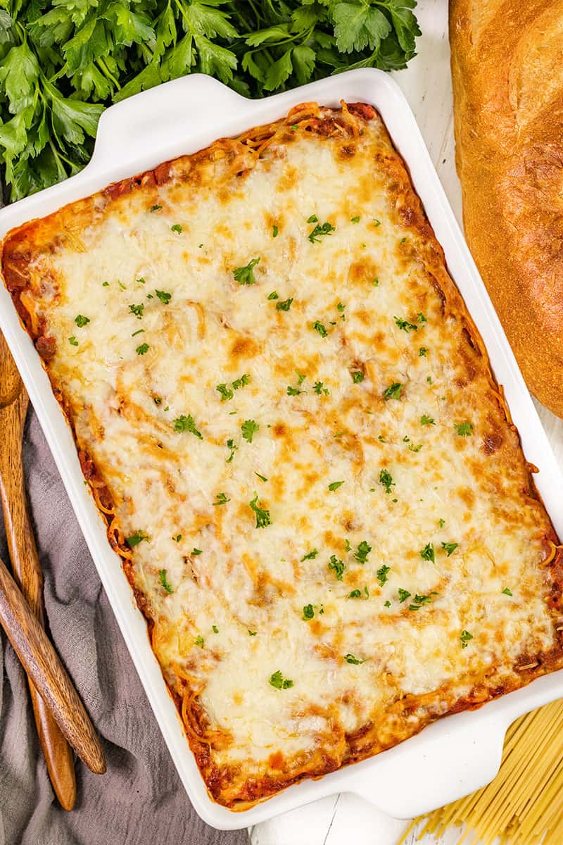 Quick and Easy Baked Spaghetti com - 28