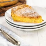 A slice of chess pie.