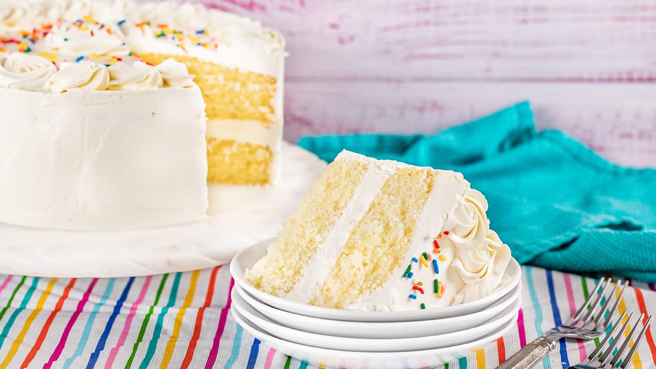 The Most Amazing Vanilla Cake Recipe