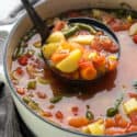 45 Minute Vegetable Soup - thestayathomechef.com