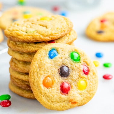M&M cookies.