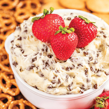 Decorative thumbnail preview image of cookie dough dip.