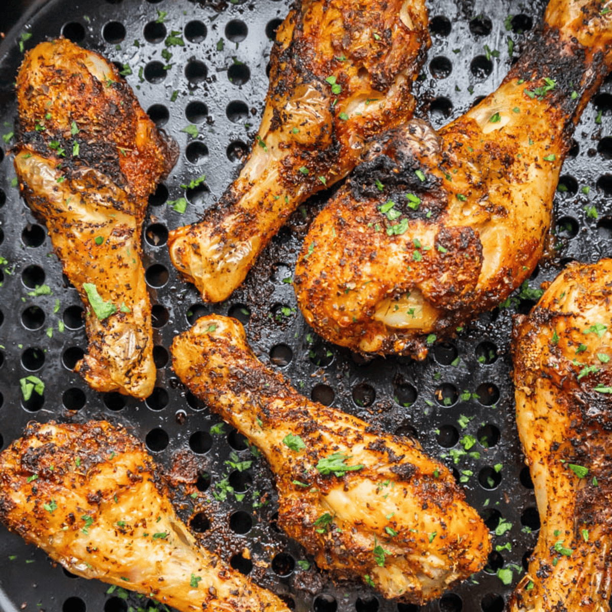 Decorative thumbnail preview image of Air Fryer Chicken Drumsticks.