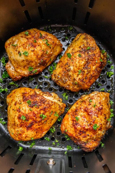 Crispy Air Fryer Chicken Thighs - The Stay At Home Chef