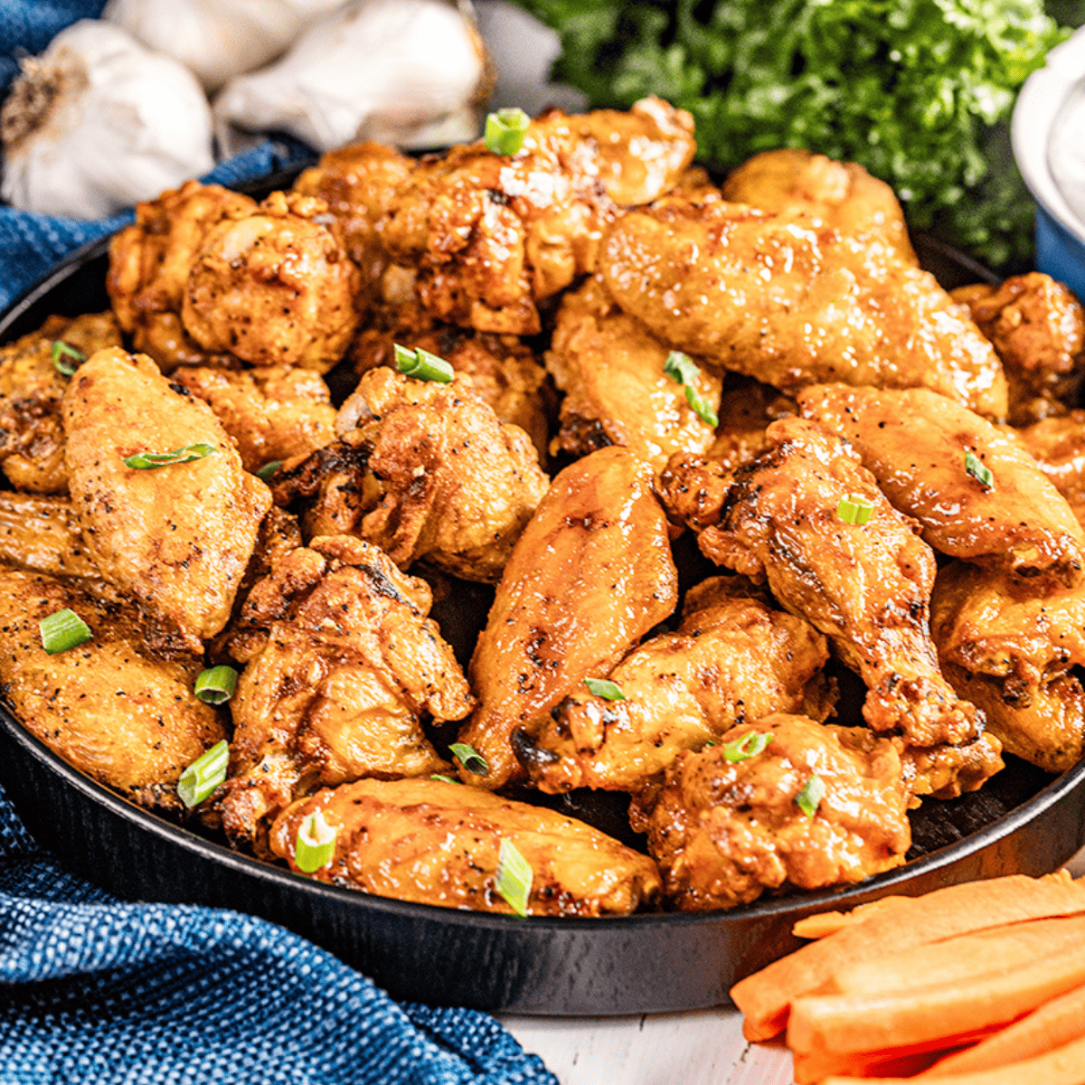 Decorative thumbnail preview image of Air Fryer Chicken Wings.
