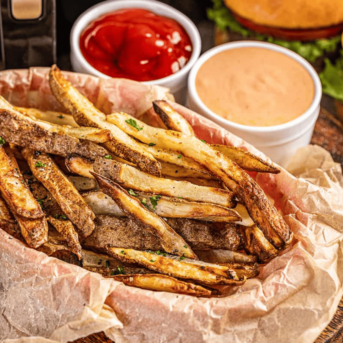 Decorative thumbnail preview image of Air Fryer French Fries.