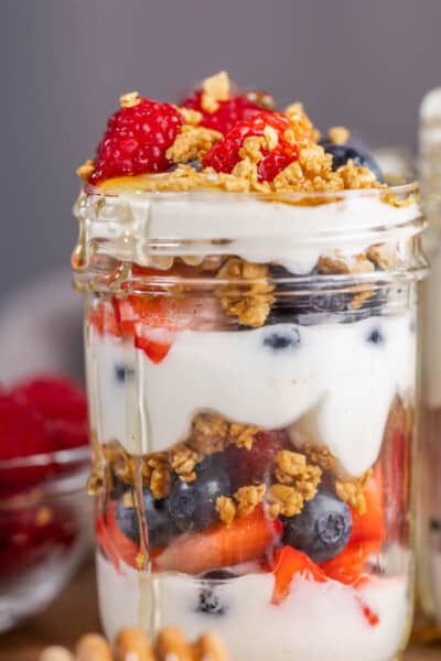 Berries and Yogurt Parfait - The Stay At Home Chef