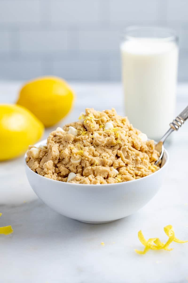 Lemon dream edible cookie dough.