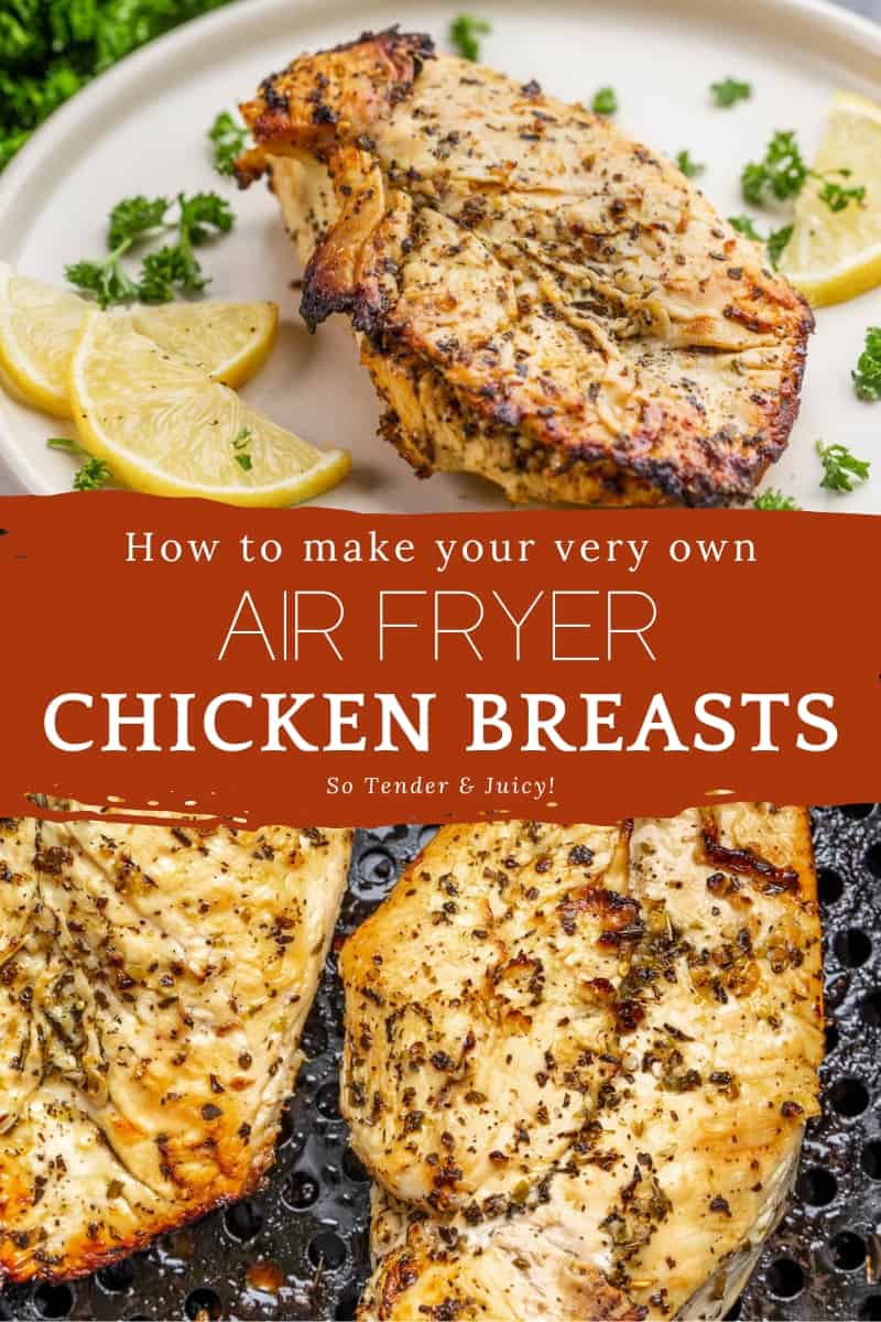 Juicy Air Fryer Chicken Breasts
