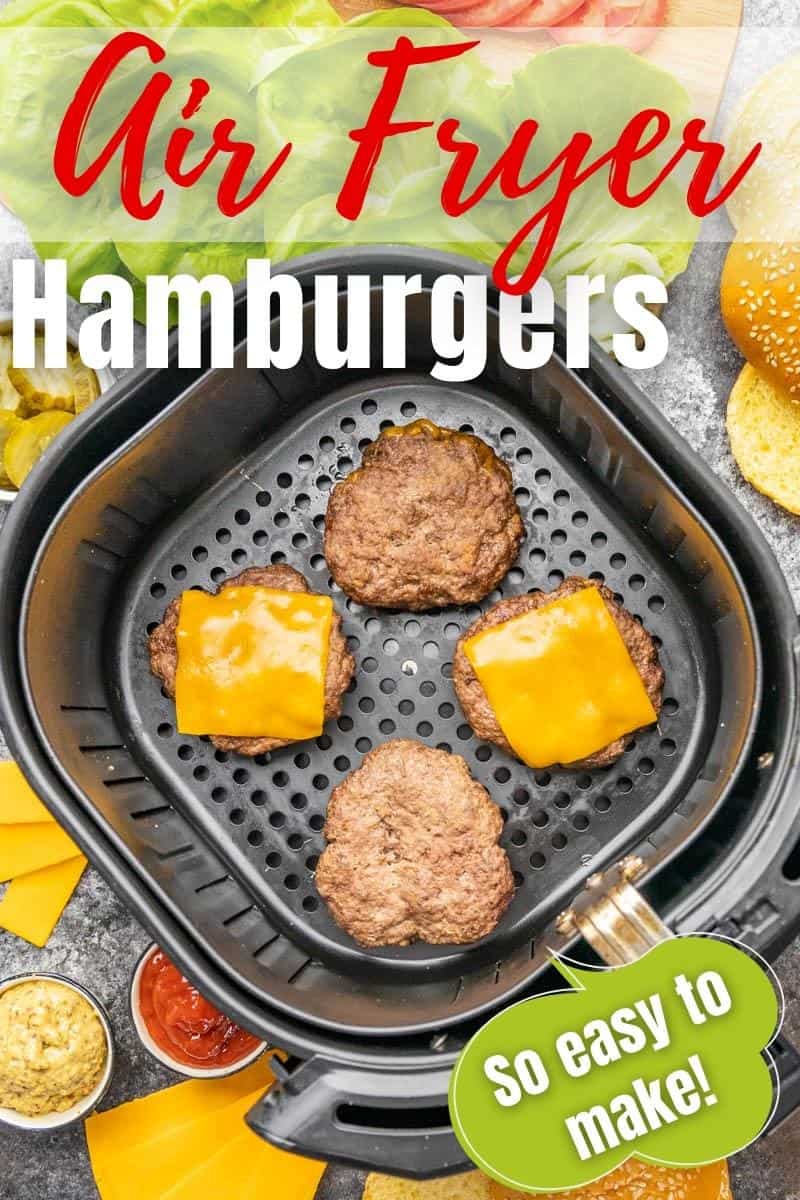 Juicy Air Fryer Hamburgers