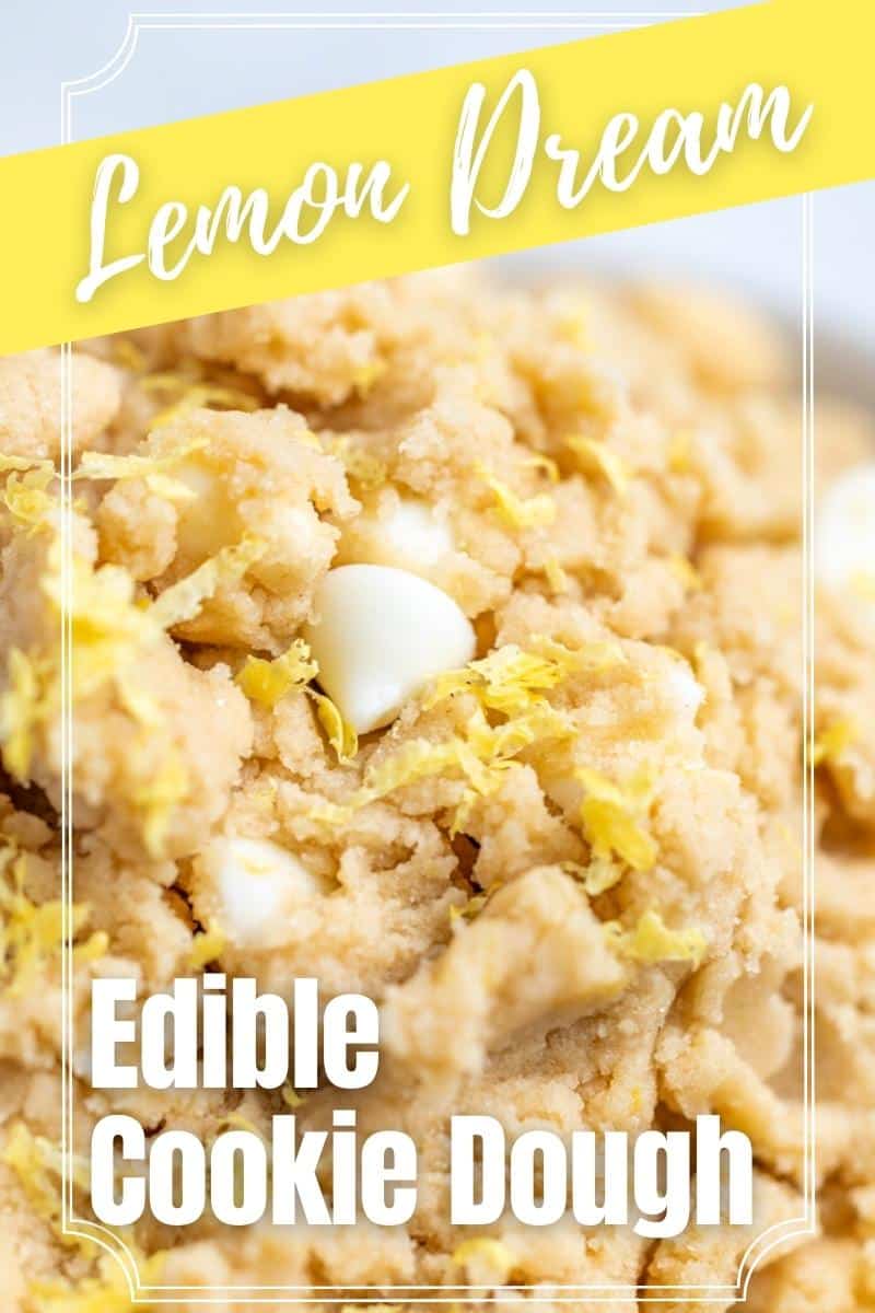 Edible Biscuit Dough Lemon Dream