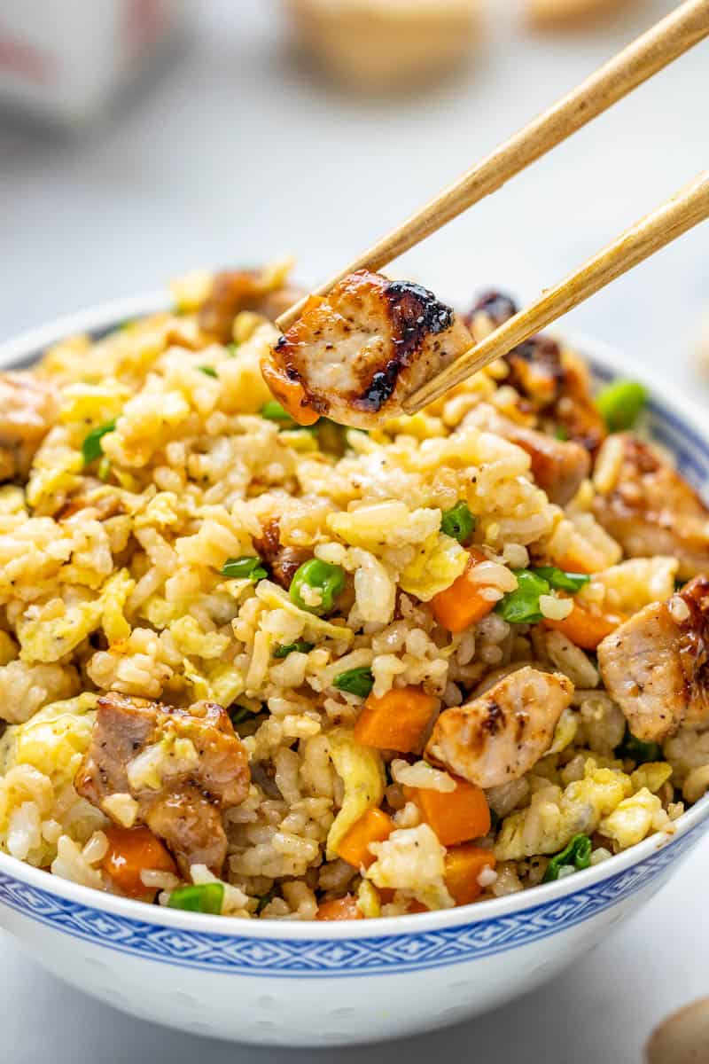 Takeout Pork Fried Rice - thestayathomechef.com - MyTrendMart