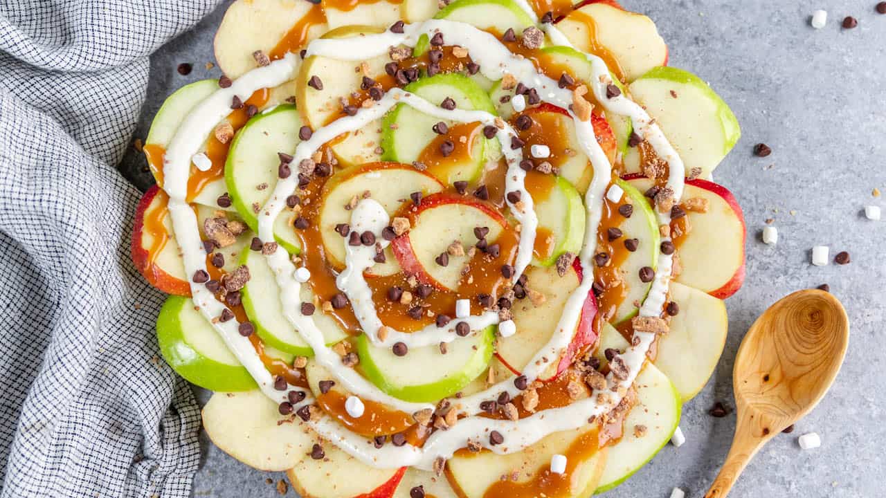 The Best Apple Nachos – The Stay At Home Chef