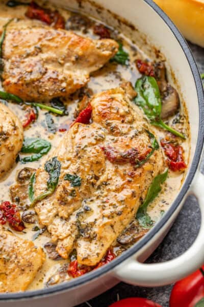 Creamy Tuscan Chicken - The Stay At Home Chef