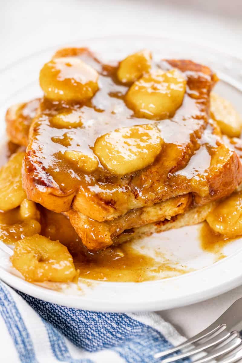 Bananas foster French toast.