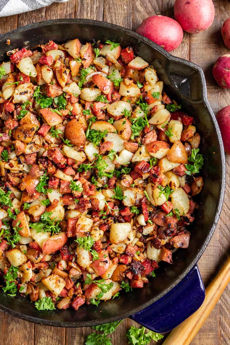 corned beef hash.