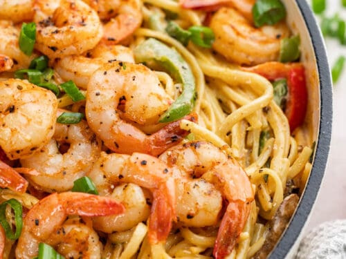 Creamy Cajun Shrimp Pasta 