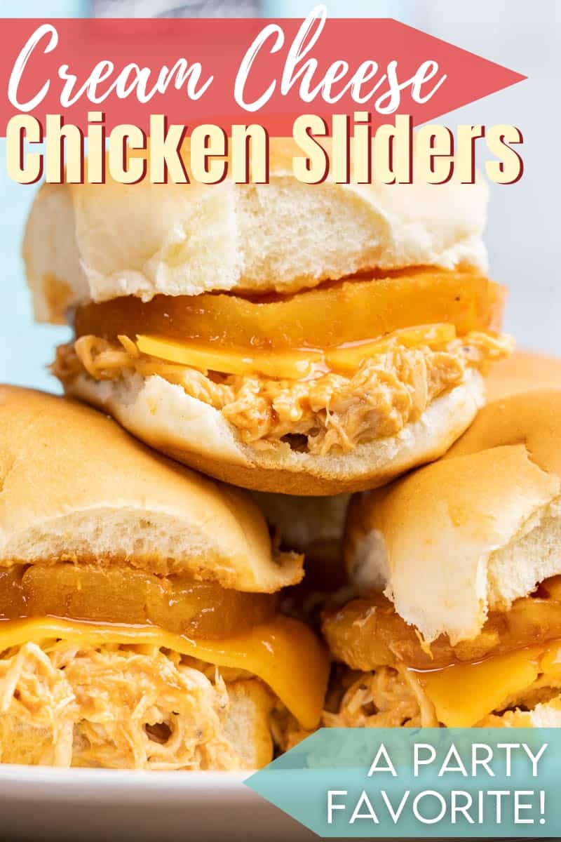 Cream Cheese Chicken Sliders