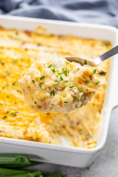 The Best Twice Baked Potato Casserole - The Stay At Home Chef
