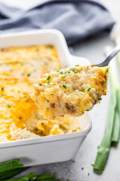 The Best Twice Baked Potato Casserole - The Stay At Home Chef