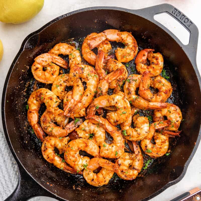 Simple Sautéed Shrimp - The Stay At Home Chef