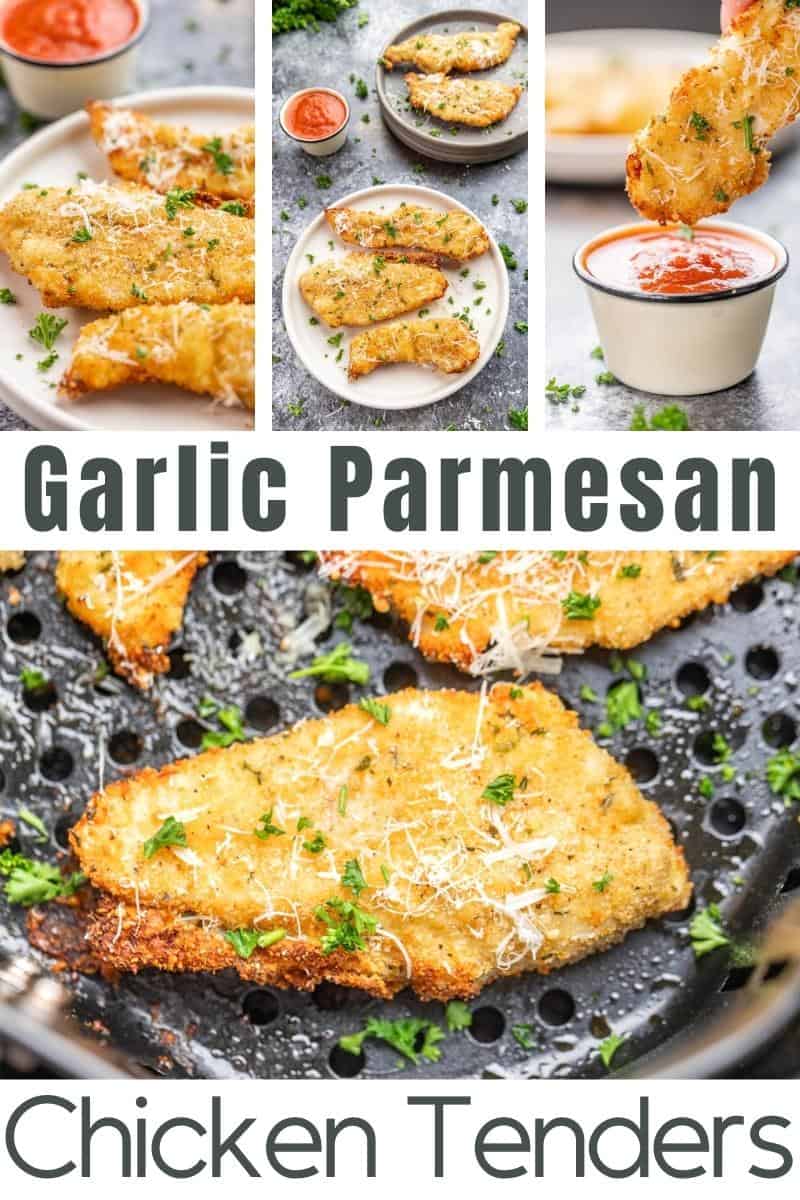 Chicken Tenders with Parmesan and Garlic in the Air Fryer