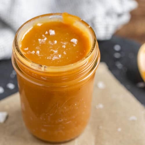 Caytlin's Famous Apple Bourbon Caramel Sauce - The Stay At Home Chef