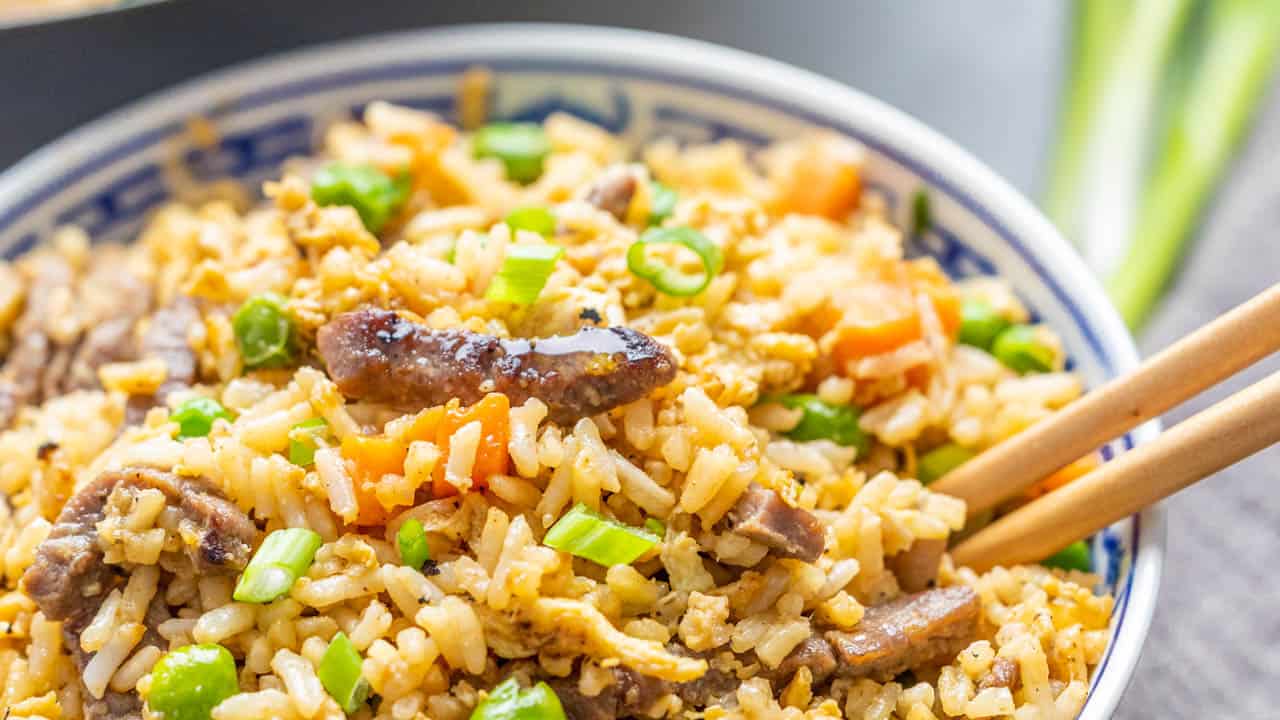 Easy Beef Fried Rice (Better than takeout!) - Chef Savvy