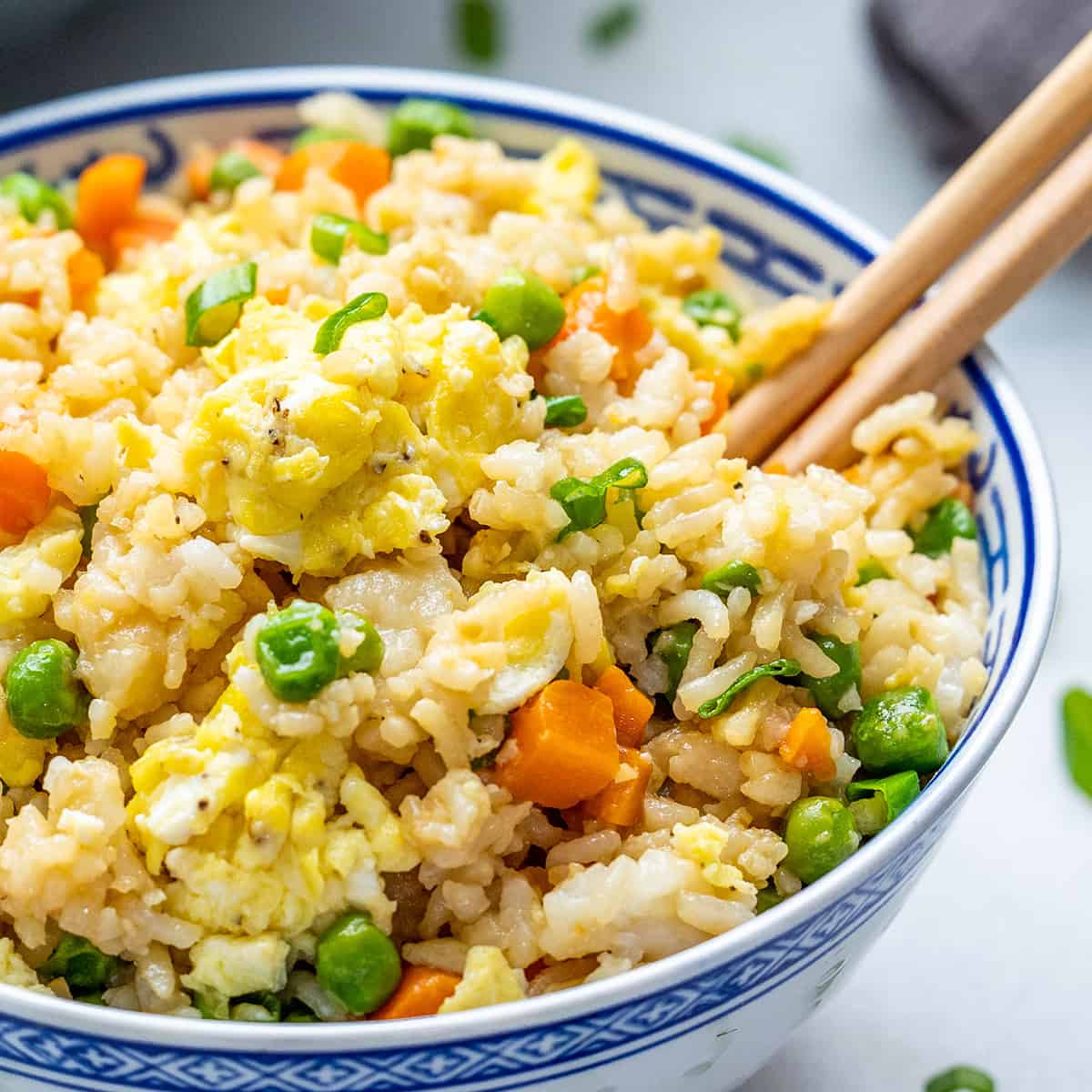 Takeout fried rice.