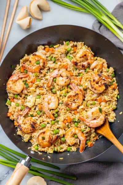 Takeout Shrimp Fried Rice The Stay At Home Chef