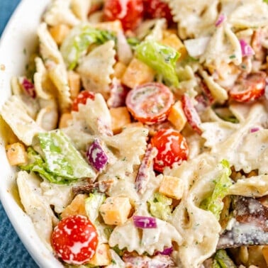 BLT Pasta Salad - The Stay At Home Chef