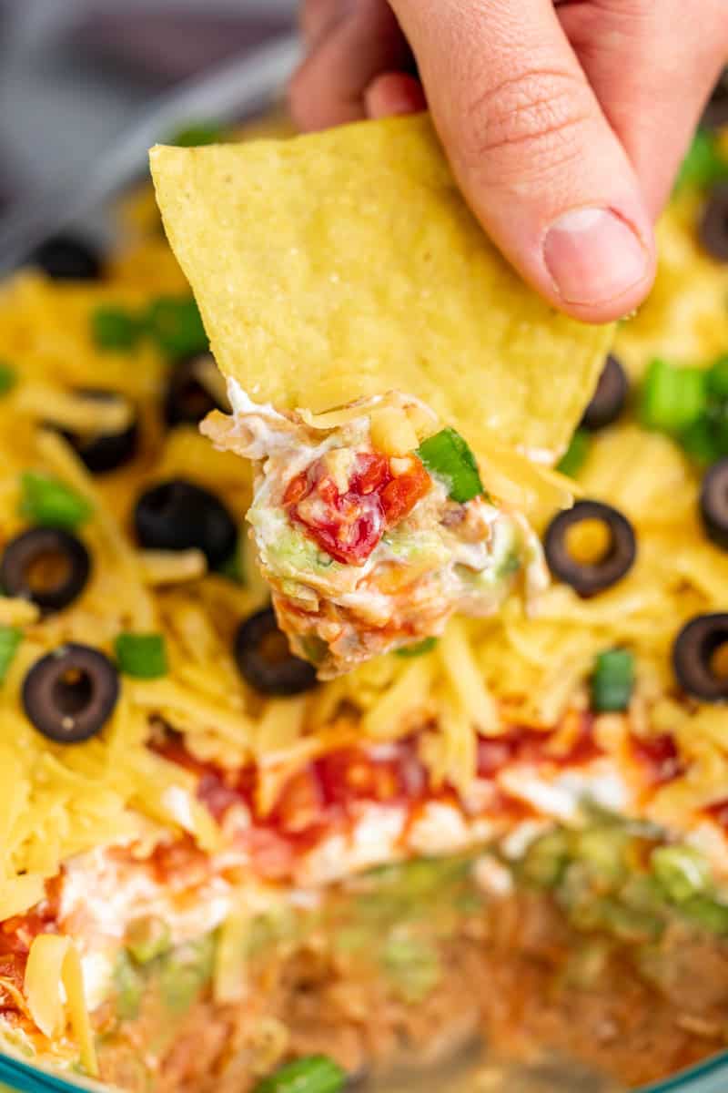 Ultimate 7 Layer Dip - The Stay At Home Chef